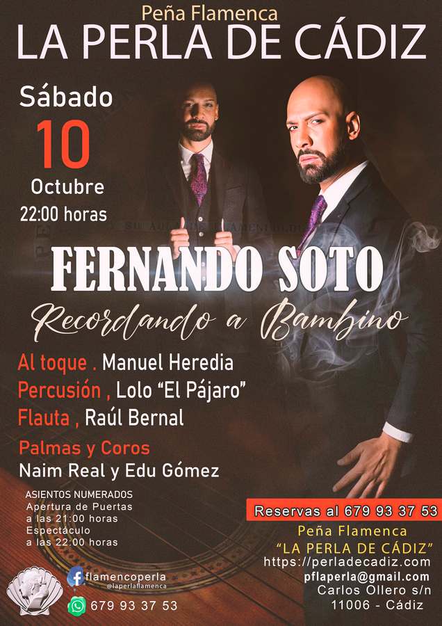  Sábado 10 de Octubre, FERNANDO SOTO
